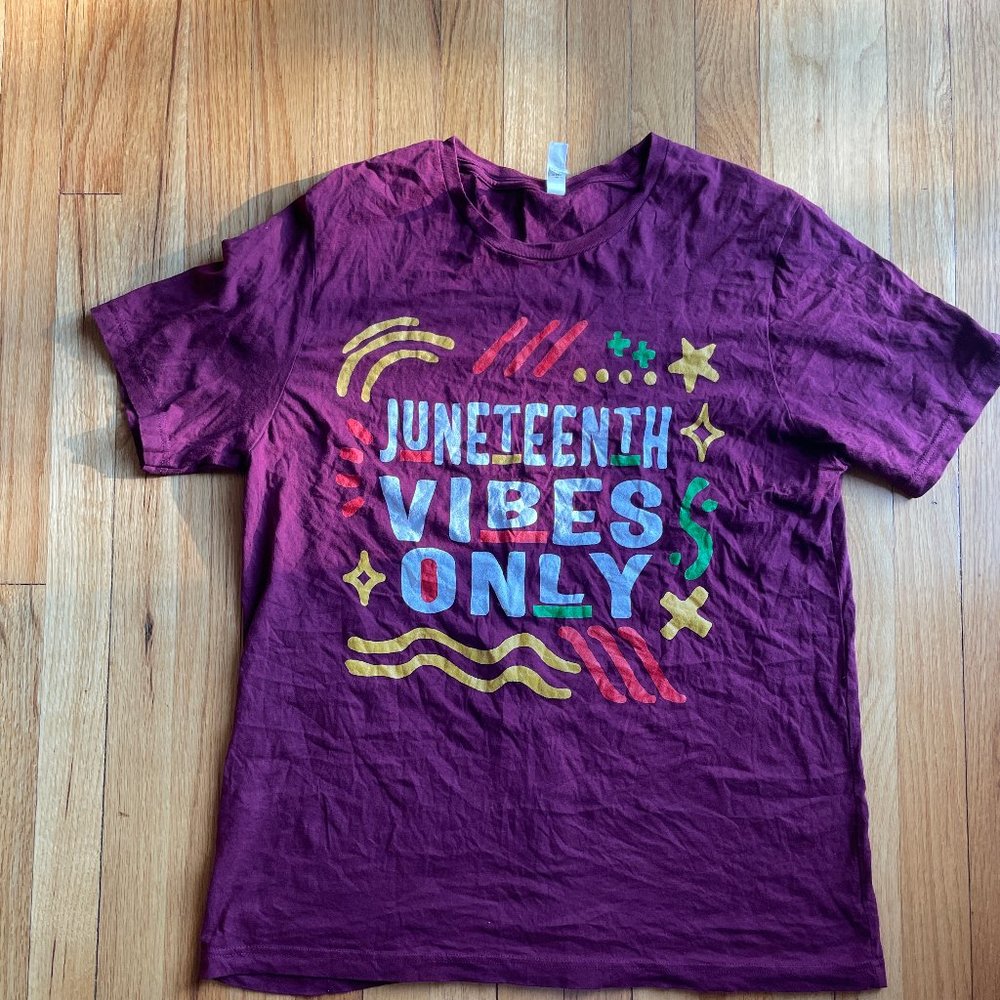 Juneteenth Shirt (Maroon) XL